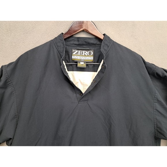 Zero Restriction Jacket Men Large Black Gore Tex Performance Golf Windbreaker - Picture 4 of 9